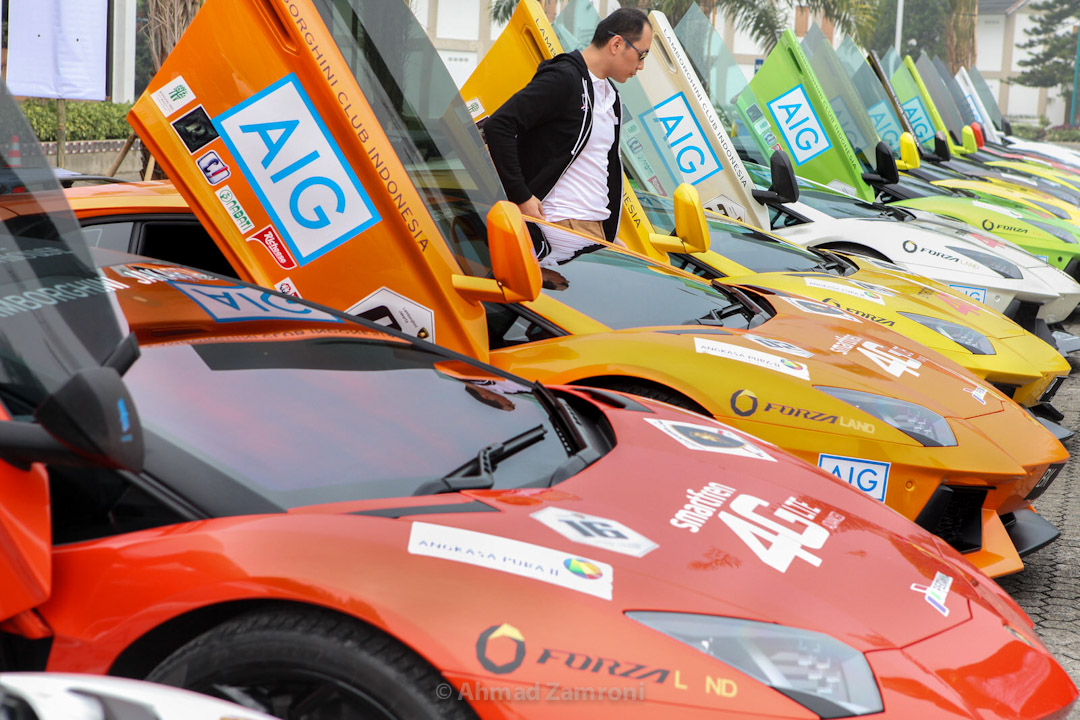 Lamborghini Medan BullRun 2015. Photo by Ahmad Zamroni