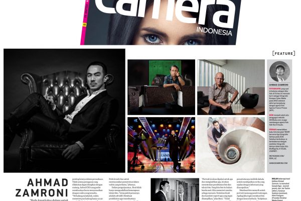 INILAH beberapa hasil bidikan Ahmad Zamroni. Ia memotret banyak figur, (searah jarum), dari Joe Taslim (aktor), Sunaryo Soetono (seniman). Hilmi Panigoro (Presiden Direktur Medco Energi Internasional), Erastus Radjimin (CEO Artotel Indonesia), Chairul Tanjung (Chairman CT Corp.), dan Tjipto Widodo (President Comissioner BW Group).